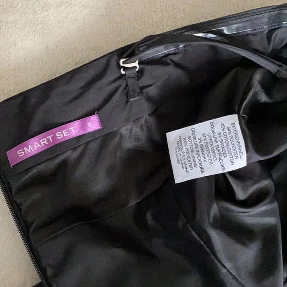 SMART SET Satin Organza Formal Dress Lined, Size 9 - Picture 5 of 7